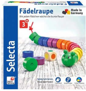 Selecta 63005 Fädelraupe Spiel aus Holz für 13,53€ statt 19,49€ Selecta 63005 Fädelraupe Spiel aus Holz für 13,53€ statt 19,49€