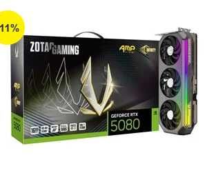 ZOTAC GeForce RTX 5080 AMP Extreme Infinity - 16GB GDDR7 RAM 1.205,89€ statt 1.359,80€ ZOTAC GeForce RTX 5080 AMP Extreme Infinity 16GB GDDR7 RAM 1.205,89€ statt 1.359,80€