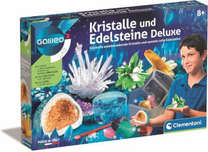 Clementoni 59330 Galileo   Kristalle und Edelsteine Deluxe Experimentierkasten für 15,09€ statt 20,04€
