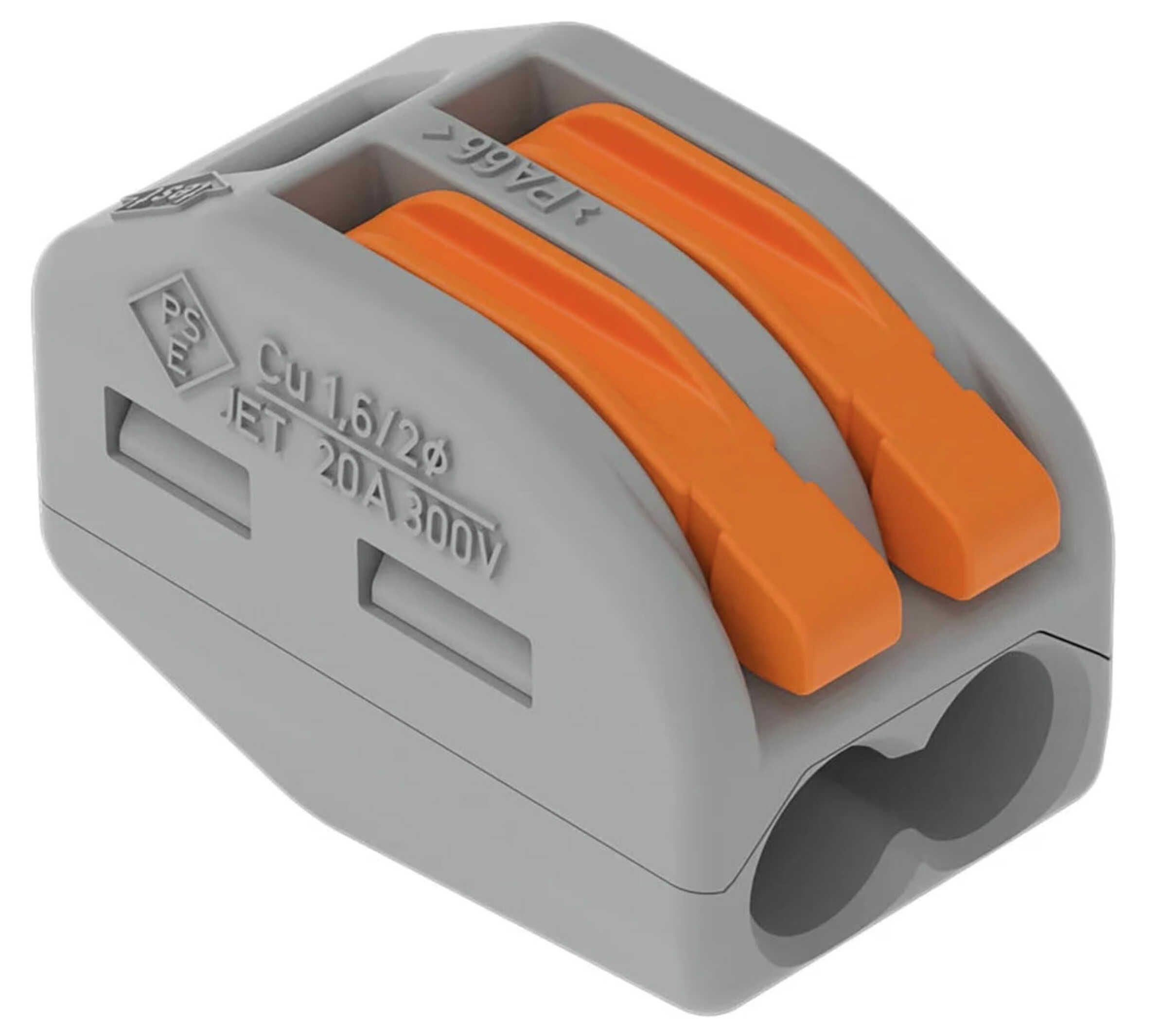 50x WAGO CLASSIC-Verbindungsklemmen 222-412 | 2 Leiter, bis 4 mm² für 9,99€ statt 14€ 50x WAGO CLASSIC Verbindungsklemmen 222 412 | 2 Leiter, bis 4 mm² für 9,99€ statt 14€