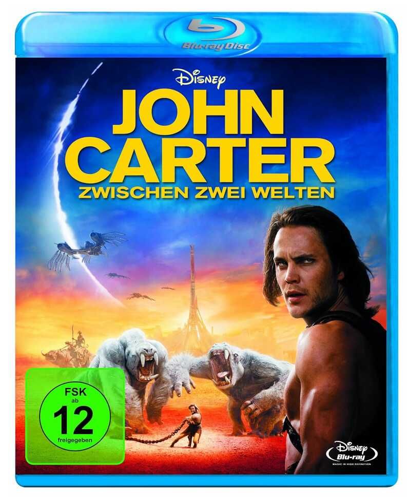 [Prime] John Carter   Zwischen zwei Welten, Blu ray   5,37€ statt 11,40€