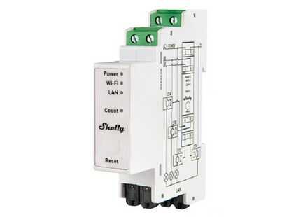 SHELLY WLAN Stromzähler Pro 3EM, 3x120A für 63,44€ nach Erstattung MwSt (3EM 63W Gen3 für 54,20€) [Pollin]