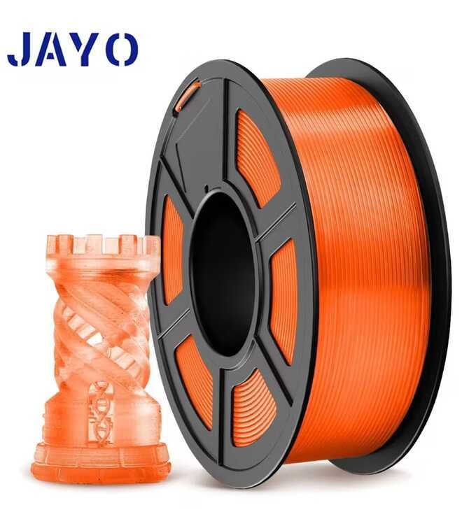4,4 kg JAYO PLA 3D Druck Filament Transparent Orange für 29,96 € – nur 6,13 €/kg statt 39,96€ 4,4 kg JAYO PLA 3D Druck Filament Transparent Orange für 29,96 € – nur 6,13 €/kg statt 39,96€