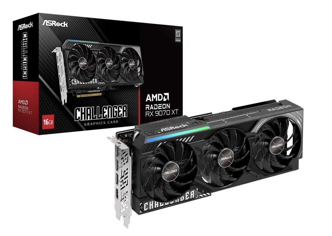 ASROCK Radeon RX 9070 XT Challenger 16GB für 649,39€ statt 685,99€ ASROCK Radeon RX 9070 XT Challenger 16GB für 649,39€ statt 685,99€