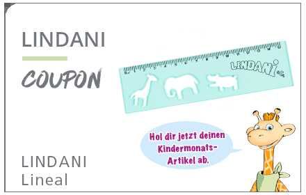 [LINDA Apotheken] Im Februar für Kinder ein kostenloses LINDANI Lineal abholen