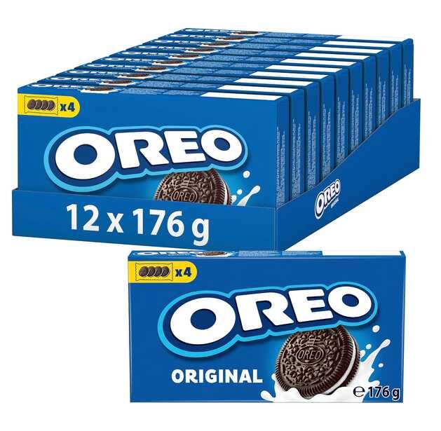 OREO Original Schokoladenkekse mit Vanillecreme, 176 g (12er-Pack) 11,14€ statt 23,88€ OREO Original Schokoladenkekse mit Vanillecreme, 176 g (12er Pack) 11,14€ statt 23,88€
