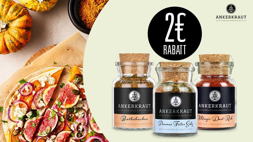 Ankerkraut Gewürze mit derzeit 2,00€ Cashback