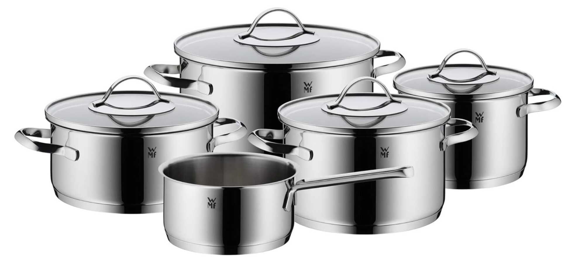 WMF Aparto Topfset Induktion 5-teilig mit Glasdeckel - 119,99€ statt 149,99€ WMF Aparto Topfset Induktion 5 teilig mit Glasdeckel 119,99€ statt 149,99€