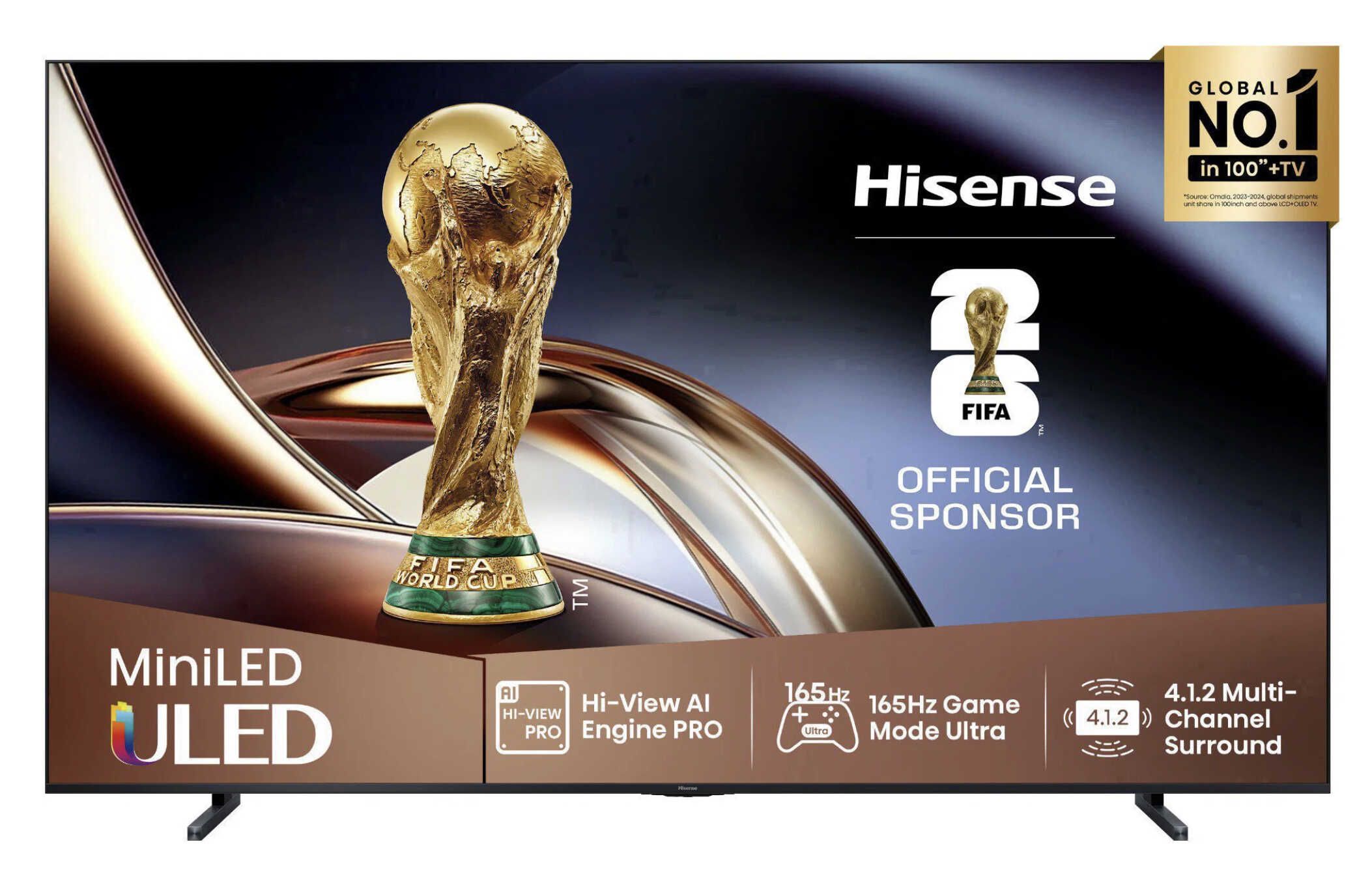 Hisense 100U8Q 100 Zoll UHD Fernseher für 2.883,30€ statt 3.599€ Hisense 100U8Q 100 Zoll UHD Fernseher für 2.883,30€ statt 3.599€