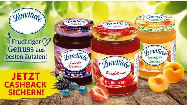 Landliebe fruchtige Brotaufstriche! 60 % Cashback