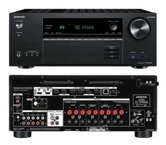 Onkyo TX NR6050 AV Receiver (7.2 Kanal | 90 W/Kanal | HDMI 2.1 mit 8K/60 & 4K/120 Hz | Dolby Atmos® & DTS:X Unterstützung) für 407,95€ statt 449€