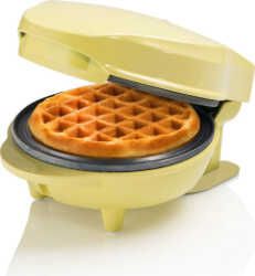 Bestron Mini Waffeleisen, 500 Watt, gelb für 12,11€ statt 18,99€