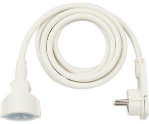 Brennenstuhl Qualitäts Kunststoff Verlängerungskabel mit Flachstecker (Verlängerungskabel flach für innen mit 3m Kabel) für 3,99€ PVG 7,48€