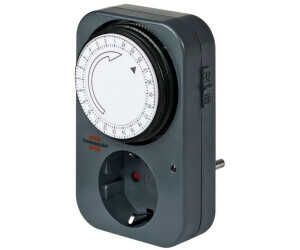Brennenstuhl Zeitschaltuhr MZ 20, mechanische Timer Steckdose für 3,49€ PVG 6,13€