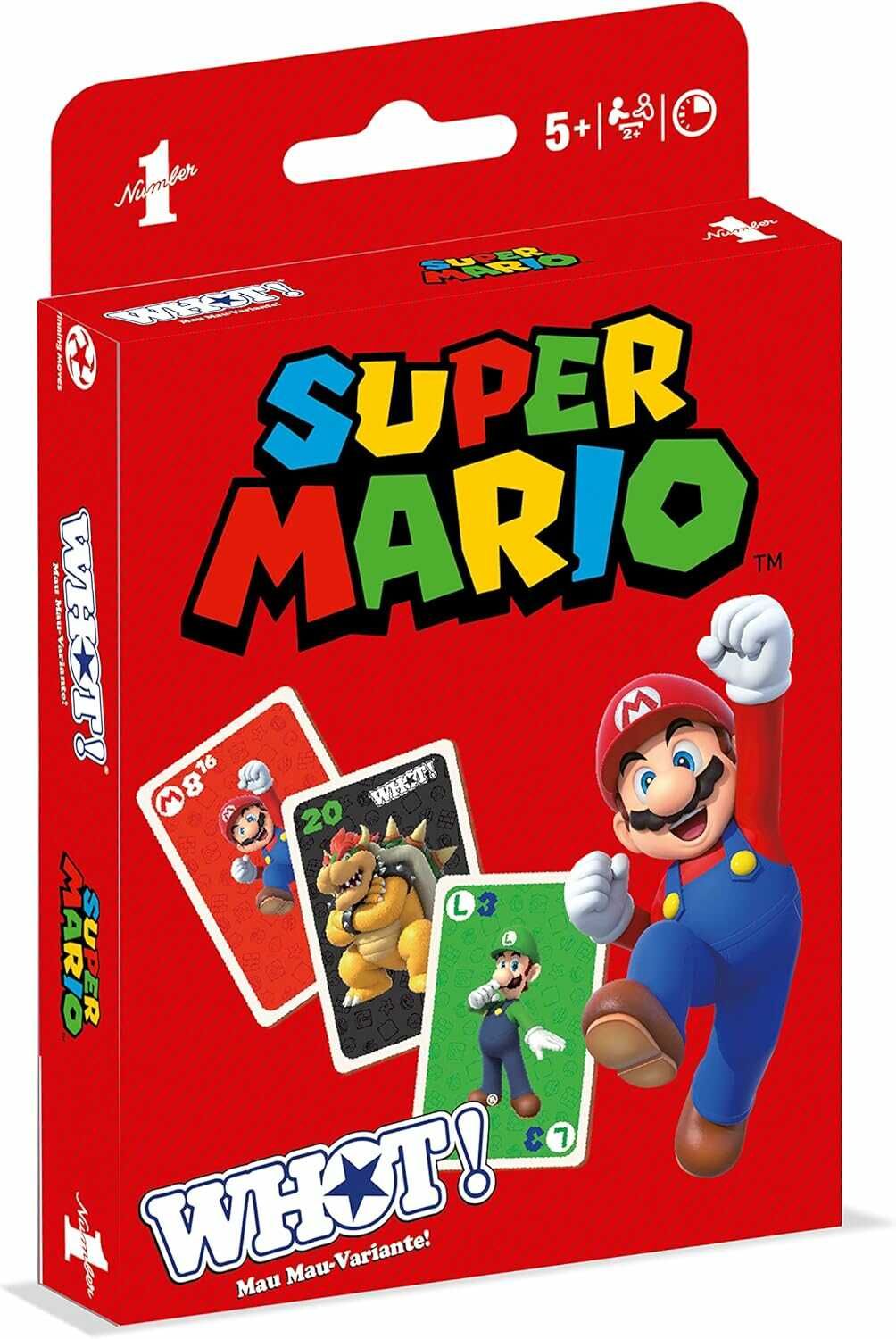 Waddingtons Number 1 WHOT! Mau Mau Variante Super Mario Kartenspiel 4,69€ statt 5,95€