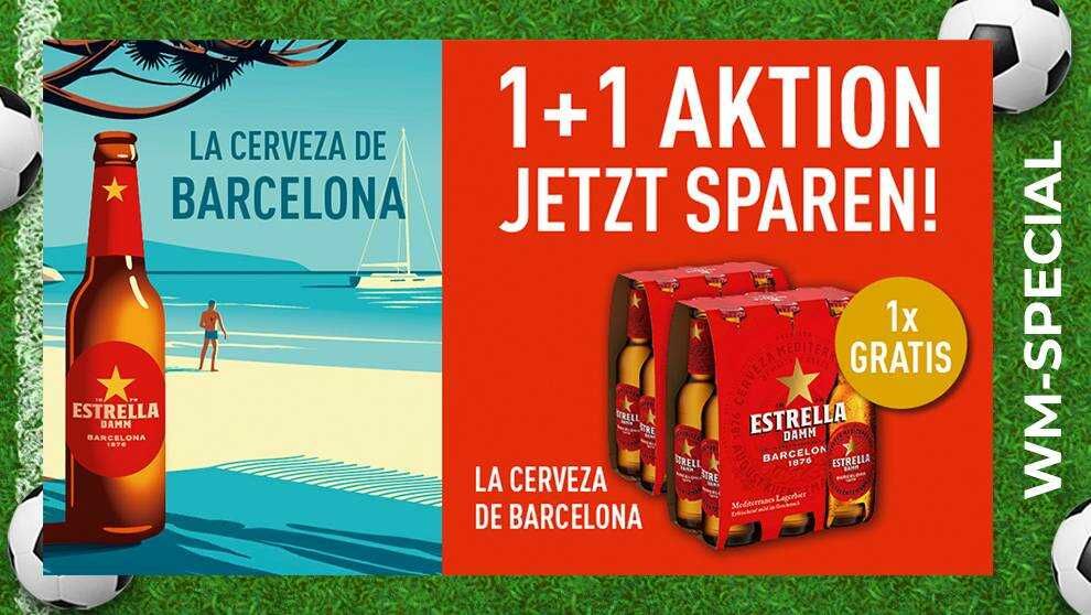 1+1 Aktion: ESTRELLA DAMM 1+1 Aktion: ESTRELLA DAMM