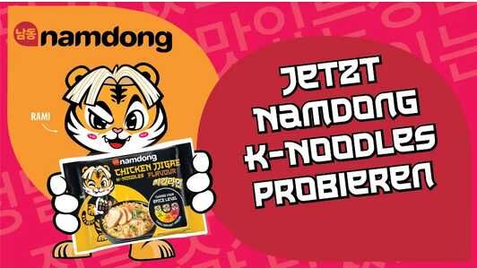 Namdong – Korean Style Instant-Nudeln Namdong – Korean Style Instant Nudeln