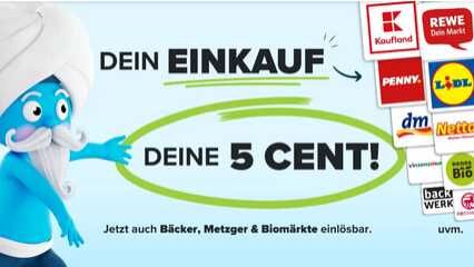 Jeder Bon zählt – ab 5 Cent Rechnungsbetrag! € 0,05 Cashback Jeder Bon zählt – ab 5 Cent Rechnungsbetrag! € 0,05 Cashback