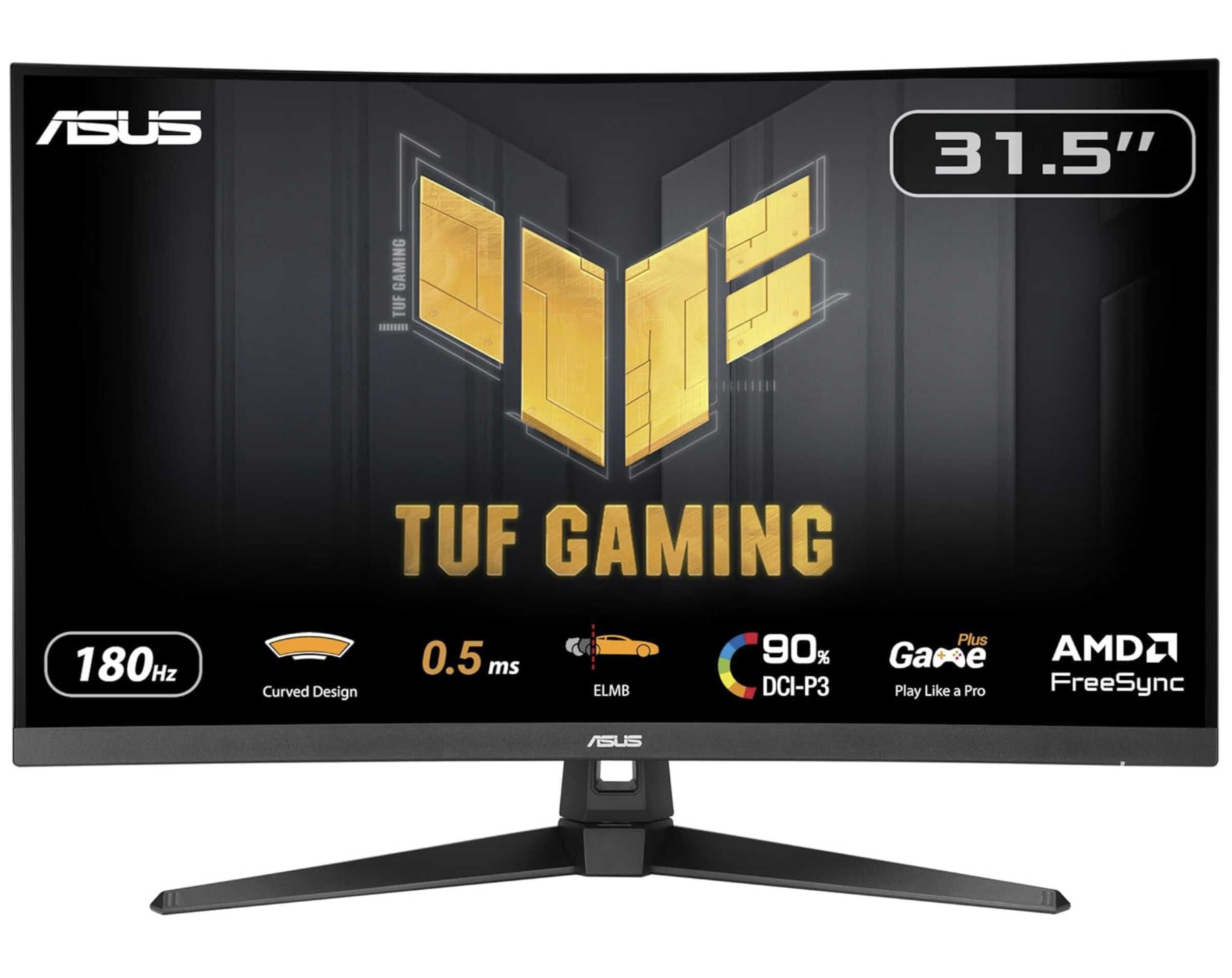 ASUS TUF Gaming VG32WQ3B   32 Zoll WQHD Curved Monitor für 167,98€ statt 199€