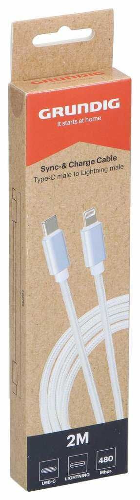 Grundig USB‑C auf Lightning Kabel (2 m) für apple mit 480mbps Grundig USB‑C auf Lightning Kabel (2 m) für apple mit 480mbps