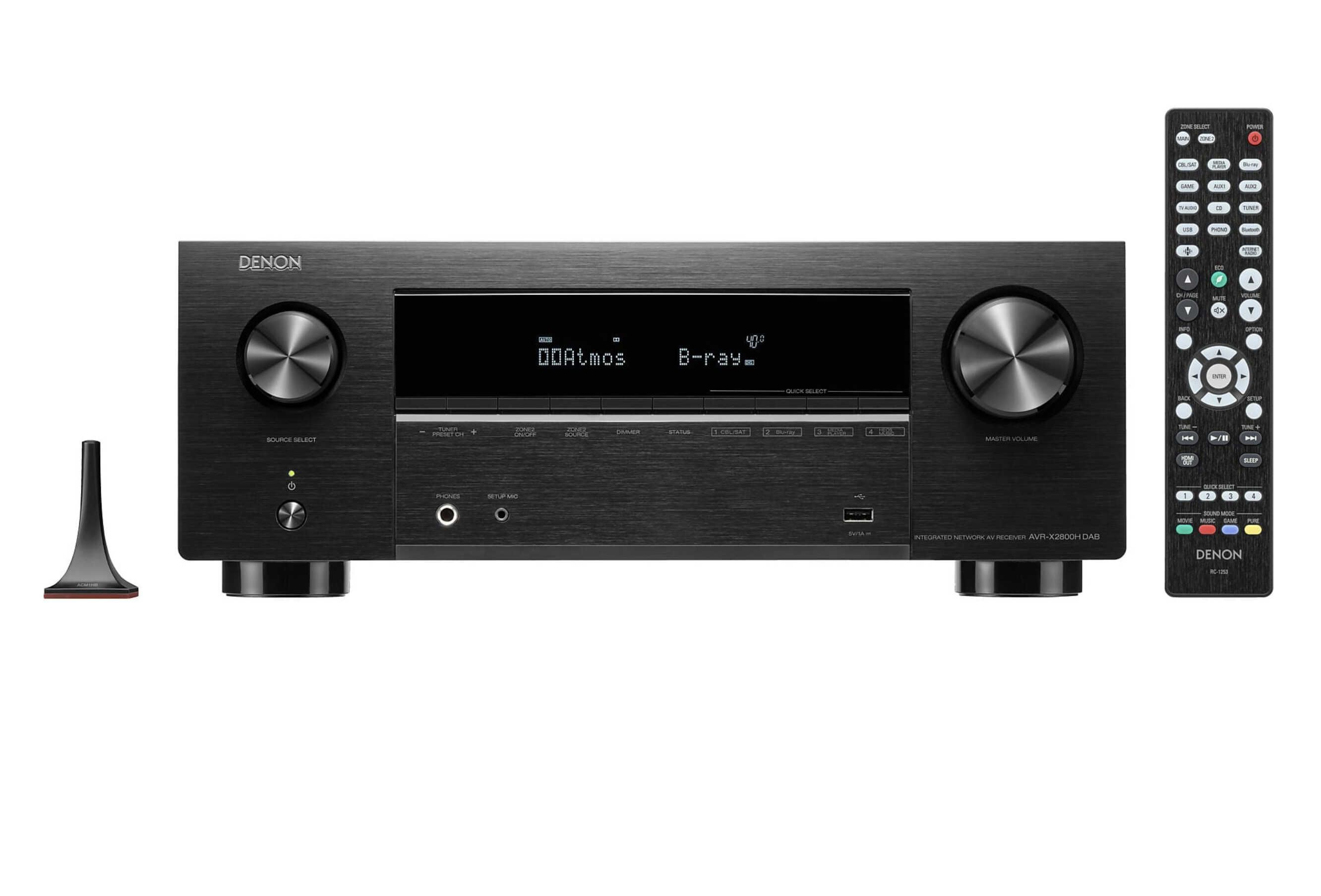 DENON AVR X2800H DAB AV Verstärker (7.2 Kanäle, Schwarz) für 555€ statt 599€