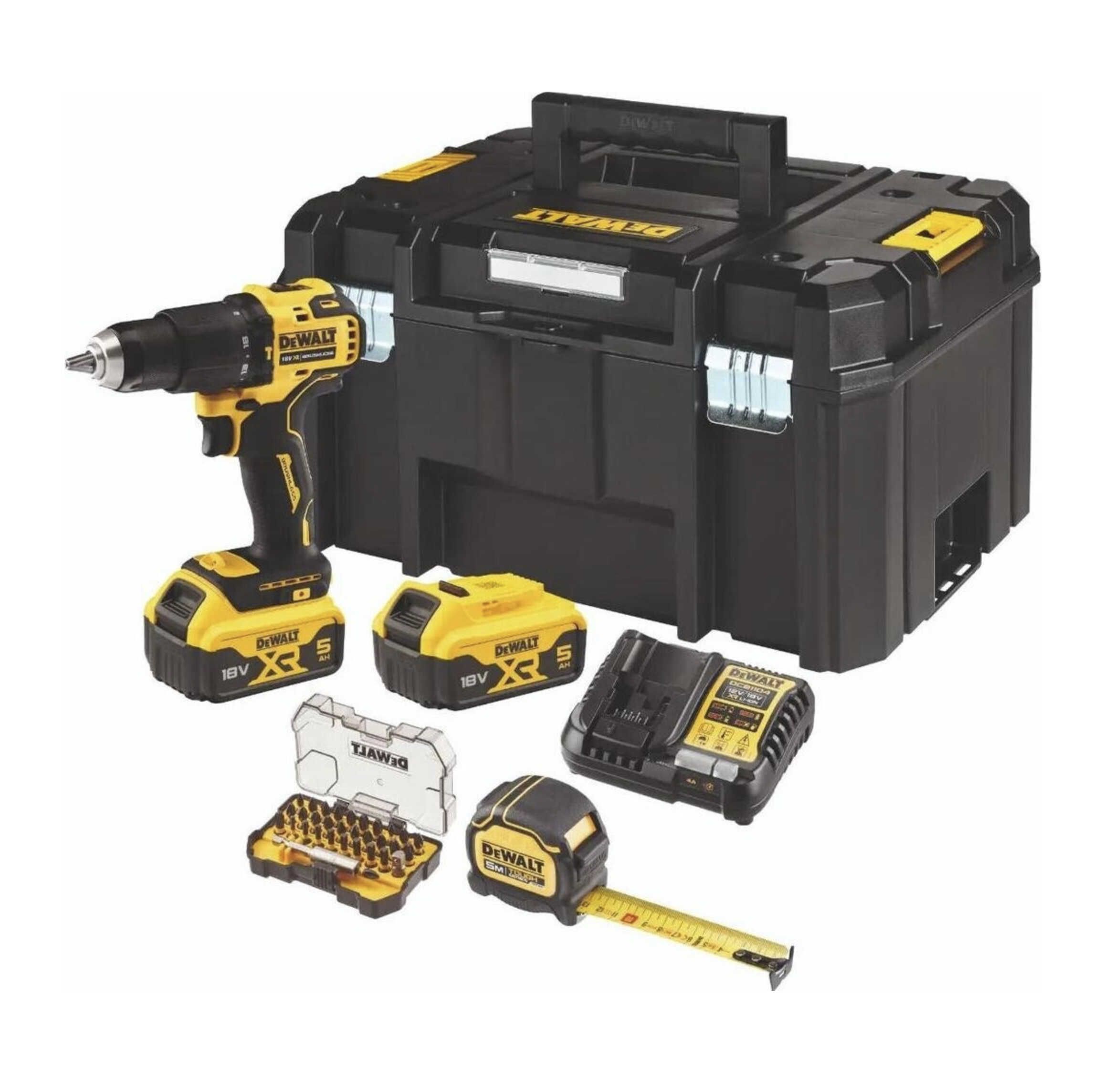 DEWALT XR 18V Schlagbohrmaschine + 2 x 5,0Ah Akkus + Schrauberkoffer für 190€ statt 246,33€ DEWALT XR 18V Schlagbohrmaschine + 2 x 5,0Ah Akkus + Schrauberkoffer für 190€ statt 246,33€
