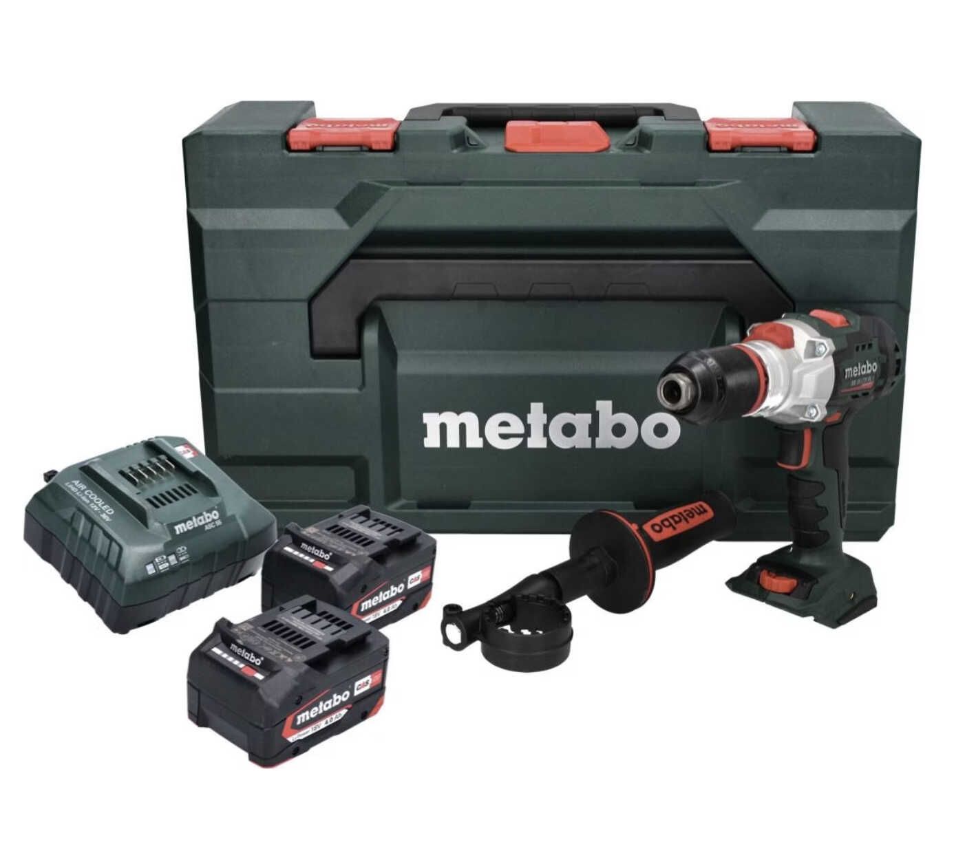Metabo SB 18 LTX BL I mit 2 x 4,0 Ah Li-Ion + metaBOX für 159€ statt 449,99€ Metabo SB 18 LTX BL I mit 2 x 4,0 Ah Li Ion + metaBOX für 159€ statt 449,99€