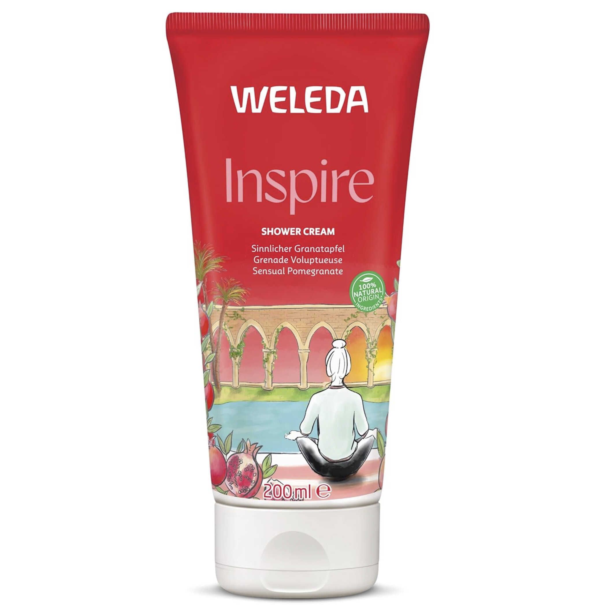 Weleda Inspire Schönheitsdusche Granatapfel 200ml ab 2,84€ statt 6,95€