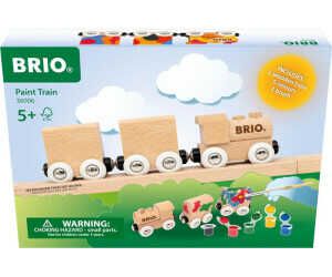 BRIO – 36006 Holzzug zum Anmalen | Individuell gestaltbare DIY Spielzeugeisenbahn aus Holz für 14,99€ PVG 18,94€