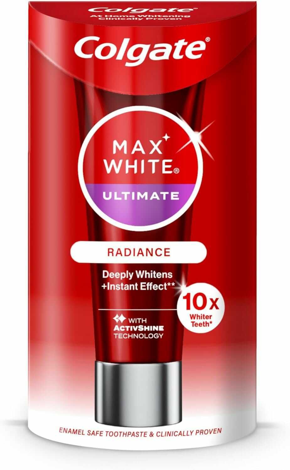 Colgate Max White Ultimate Radiance Zahnpasta (75ml) 5,90€ statt 9,19€ Colgate Max White Ultimate Radiance Zahnpasta (75ml) 5,90€ statt 9,19€