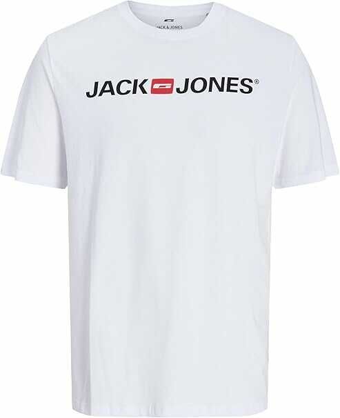 JACK & JONES Logo T Shirt weiß (XS bis XXL) – 6,49€ statt 11,68€