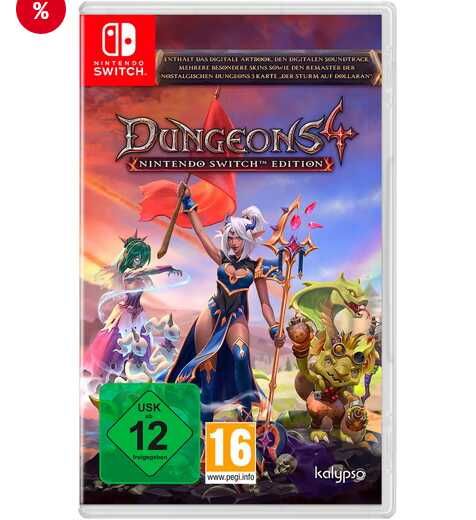 Dungeons 4 - Deluxe Edition Nintendo Switch Otto Up 10,21€ statt 31,99€ Dungeons 4 Deluxe Edition Nintendo Switch Otto Up 10,21€ statt 31,99€