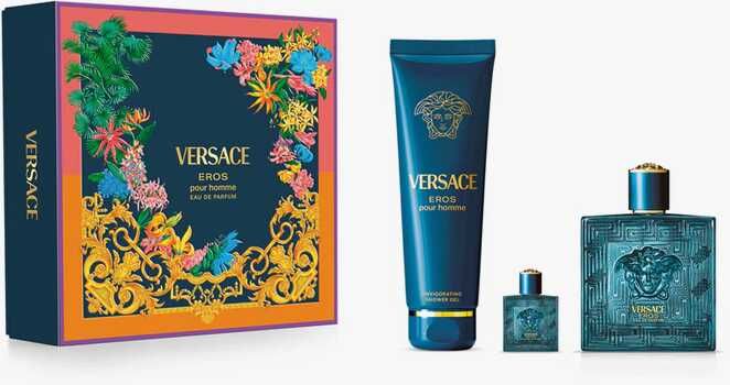 [Notino App] Versace Eros Eau de Parfum Geschenk Set | 100ml Eau de Parfum +5ml Miniflakon +150ml Duschgel 49,13€ statt 63,53€
