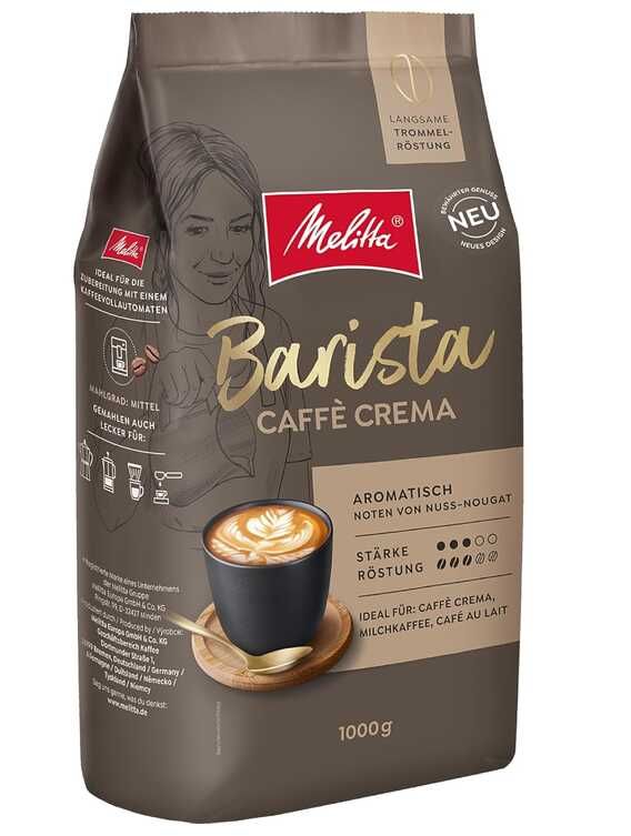 [Prime Spar Abo] Melitta Barista Caffè Crema, Kaffeebohnen, Stärke 3/5, 1KG   12,59€ statt 20,14€