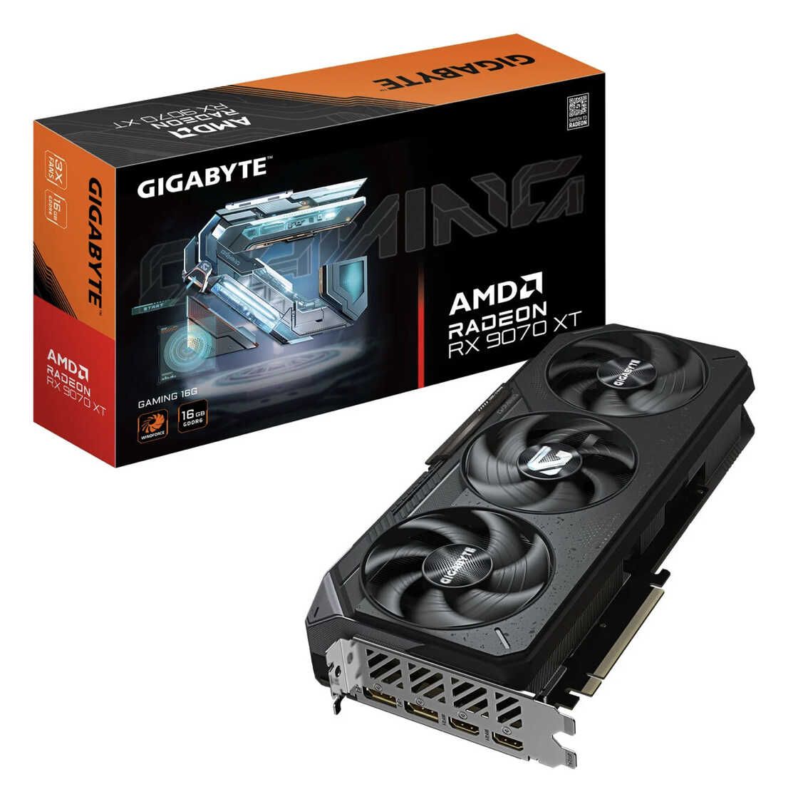 GIGABYTE Radeon RX 9070 XT Gaming 16G, 16384 GDDR6 für 677,97€ statt 699,70€ GIGABYTE Radeon RX 9070 XT Gaming 16G, 16384 GDDR6 für 677,97€ statt 699,70€