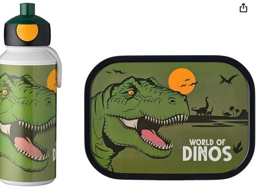 (Prime) Mepal pausenset Campus (Trinkflasche + Brotdose) - Dino (Prime) Mepal pausenset Campus (Trinkflasche + Brotdose) Dino