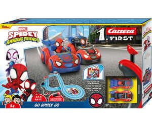 Carrera - 20063050 First I Spidey Go Webs Go Rennbahn-Set I Auto für Rennbahn für 29,99€ PVG 34,31€ Carrera   20063050 First I Spidey Go Webs Go Rennbahn Set I Auto für Rennbahn für 29,99€ PVG 34,31€