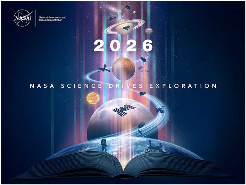 [NASA] Kalender für 2026 und spektakuläre Bilder / Wallpapers | auch Earth Day Poster kostenlos als Download