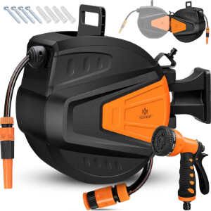 Kesser automatische Schlauchtrommel 20m+2m, 180° schwenkbar für 54,80€ statt 64,80€ Kesser automatische Schlauchtrommel 20m+2m, 180° schwenkbar für 54,80€ statt 64,80€