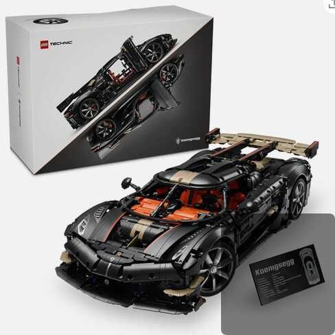 LEGO Technic - Koenigsegg Sadair's Spear Hypercar (42232) 4104 Teile 335,05€ statt 352,39€ LEGO Technic Koenigsegg Sadairs Spear Hypercar (42232) 4104 Teile 335,05€ statt 352,39€