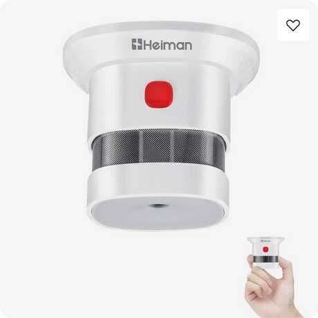 Heiman HS1SA Rauchmelder mit 10 Jahres Batterie 11,48€ statt 21,98€
