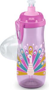 NUK Sports Cup Kinder Trinkflasche mit Chamäleon Effekt, 450 ml, rosa für 6,29€ statt 11,10€