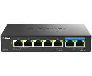 D LINK DMS 107 7 Port Multi Gigabit Unmanaged Desktop Switch 7  Für 39,00€ PVG 58,89€