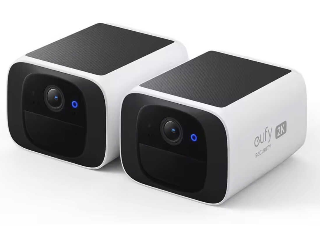 2x eufy security S220 SoloCam Solar Überwachungskamera für 70,08€ statt 99,99€