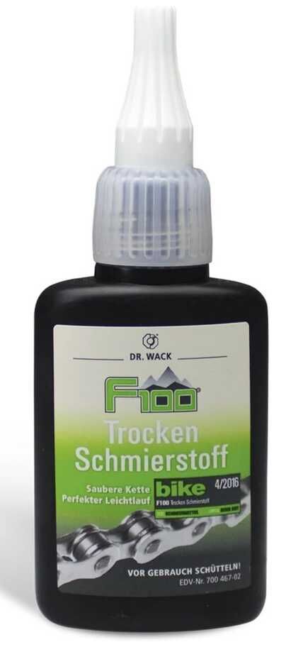[Prime] DR. WACK F100 Trocken Schmierstoff 50 ml   Kettenöl   6,53€ statt 10,42€