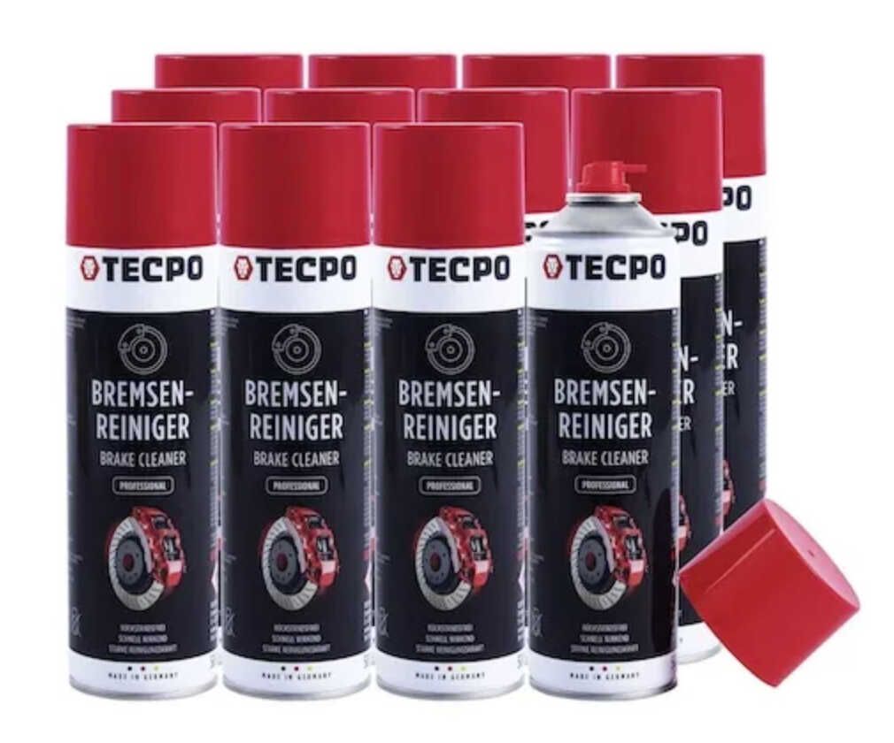 12x TECPO Bremsenreiniger Universalreiniger, je 500 ml für 22,99€ statt 30,99€ 12x TECPO Bremsenreiniger Universalreiniger, je 500 ml für 22,99€ statt 30,99€
