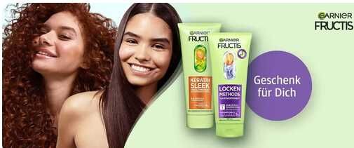 [dm] Garnier Fructis Gratis Zugabe beim Kauf von 2 Keratin Sleek/Locken Methode Produkten | Abholpreis sonst 4,95 € Versand