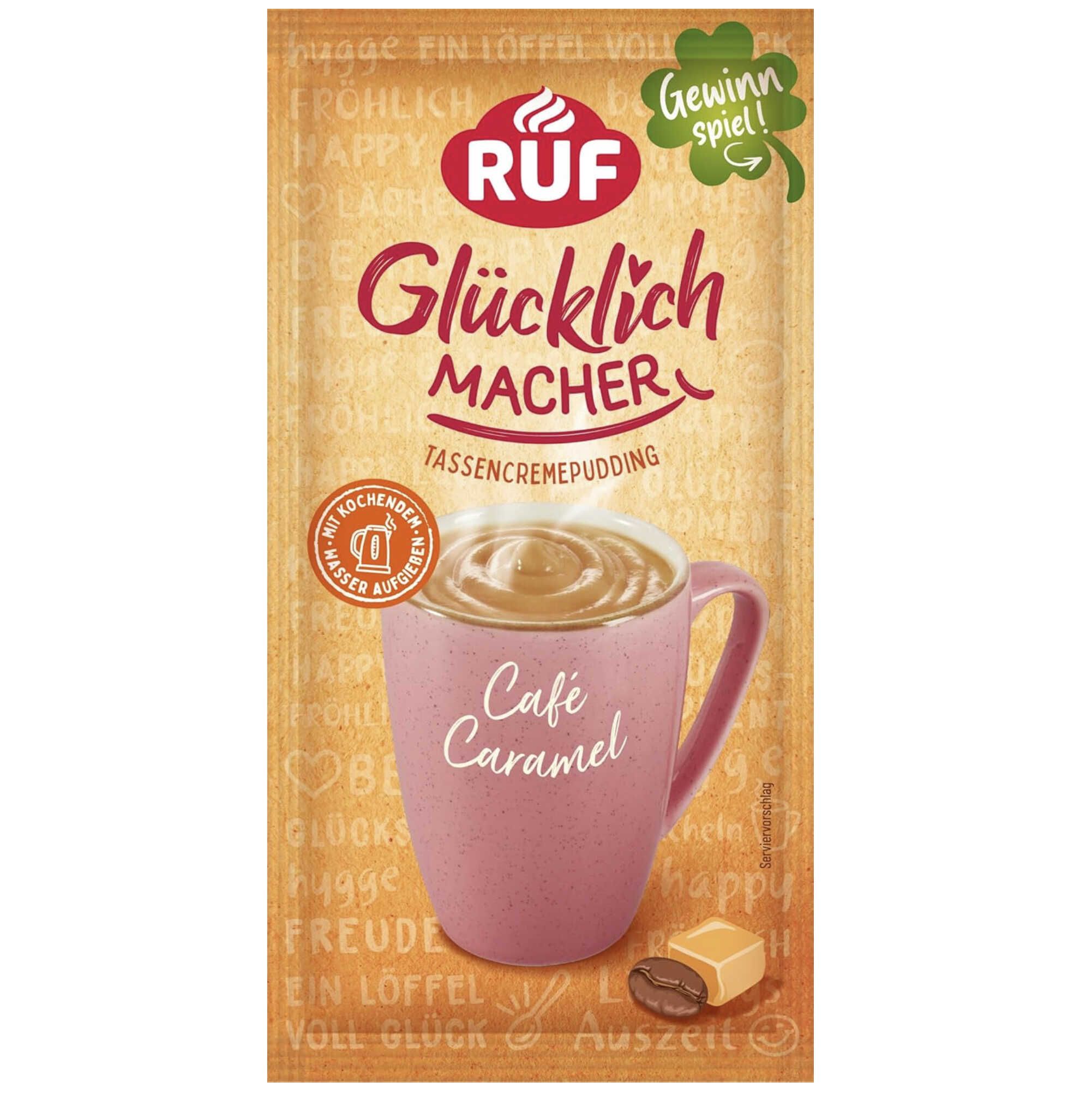 RUF Glücklichmacher Tassenpudding Café Caramel ab 0,55€ statt 0,79€