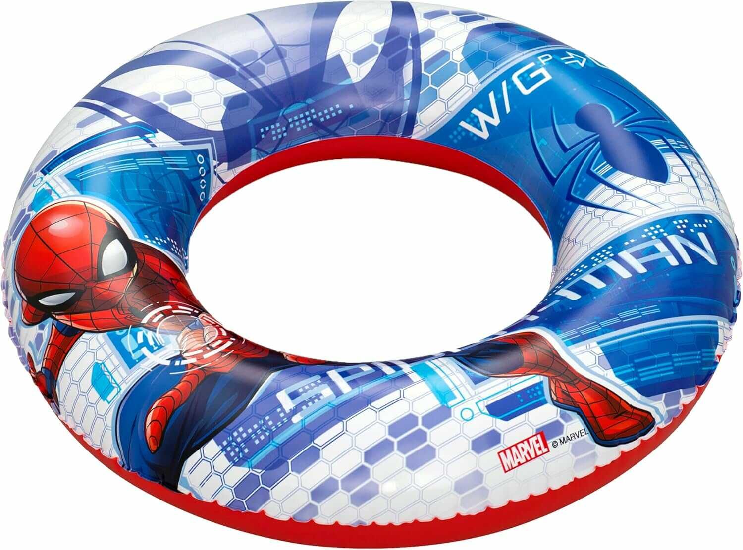 Bestway Spider Man Kinder Schwimmring Ø 48 x 11 cm – Aufblasbarer Schwimmreifen, für 1,28€ statt PVG 3,71€
