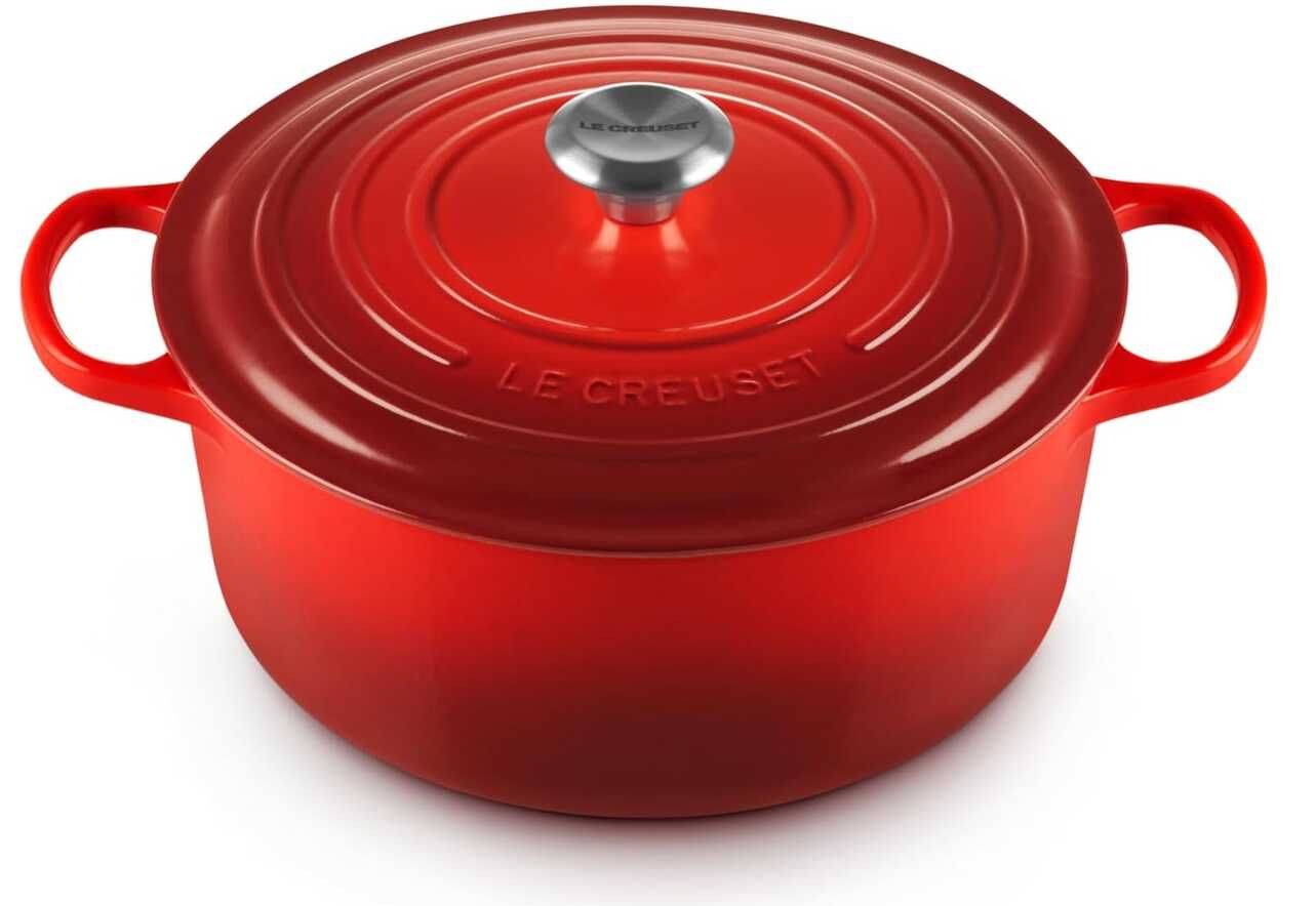 Le Creuset Signature Gusseisen-Bräter mit Deckel, Ø 28 cm - 197,66€ statt 266,43€ Le Creuset Signature Gusseisen Bräter mit Deckel, Ø 28 cm 197,66€ statt 266,43€